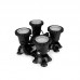 Multi-color 4PCS 144LED Underwater Spot Light for Water Aquarium Garden Pond Fish Tank