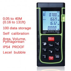 SNDWAY 40M/131ft/1575in Laser Distance Meter Range Finder Measure Diastimeter