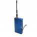 1.3G 10W 4CH Wireless Audio Video AV Transmitter Receiver Transceiver Telemetry Set  