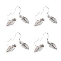 Leaf Long Earrings Dangle Women Eardrop Ear Stud Wedding Party Jewelry