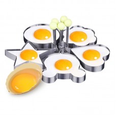 Stainless Steel Pancake Omelette Mould Mold Ring Frying Fried Egg Shaper Kitchen Tool