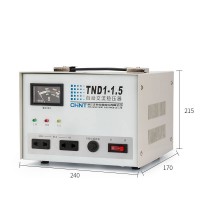 1500W Automatic Single Phase AC Voltage Regulator Stabilizer for Computer Fridge 220V TND-1.5k