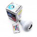 LED RGB Color Bulb Light E27 Bluetooth Control Smart Music Audio Speaker Lamps