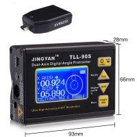 TLL-90S Protractor Inclinometer Laser level 0.005deg Accuracy + Bluetooth Dongle