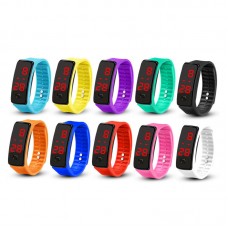 Fashion Digital LED Sports Watch Unisex Silicone Band Wrist Watches Men Women