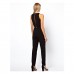Round Collar Sleeveless Womens Jumpsuit Cotton Casual New Style 