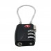 TSA Approve Luggage Lock 3 Digit Combination Travel Suitcase Padlock