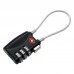 TSA Approve Luggage Lock 3 Digit Combination Travel Suitcase Padlock