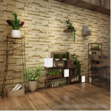 3D DIY Wallpaper Non-woven Brick TV Background Pattern Wall Paper Decor 