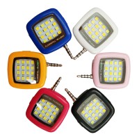 Mini Portable LED Lamp Camera Fill-in Flash Light for Cell Phone Tablet Selfie