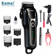 Professional Rechargeable Pet Dog Hair Trimmer Variable Speed Electrical Clipper Grooming Shaver