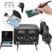 750W 2 in 1 LCD Soldering Iron Rework Stations Hot Air Desoldering Heater Device