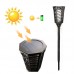 2PCS 96 LED Solar Power Path Torch Light Dancing Flame Lighting Flickering Lamp Garden Outdoor