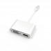 USB3.1 Type C to HDMI VGA 2Kx4K Audio Adapter Converter HUB for HDTV Macbook