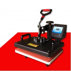 Heat Press Machine Transfer for T-Shirts 30x38 Combo Kit Sublimation Swing Away