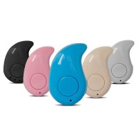 Ultra Mini Hidden Wireless Stereo Bluetooth Sport Earphone Hands-free W/Mic