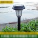 Solar Powered LED Light Pest Bug Zapper Insect Mosquito Killer Lamp Garden Lawn