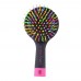 High Quality 1pc Rainbow Volume Anti-static Magic Detangler Hair Curl Straight Massage Comb Brush Styling Tools With Mirror