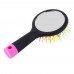 High Quality 1pc Rainbow Volume Anti-static Magic Detangler Hair Curl Straight Massage Comb Brush Styling Tools With Mirror