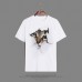 Summer Popular Female Loose Cat Print Broken T-shirt O-neck Round Collar Short Sleeves Cotton 