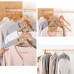 Mini Flocking Clothes Hanger Hook Closet Organizer Space Saver Home Creative 