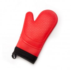 Silicone Cotton Kitchen Heat Resistant Gloves Oven Grill Pot Holder BBQ Cooking Mitts 