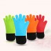 BBQ Grilling Gloves Heat Resistant Kitchen Silicone Oven Mitts Extra Long 