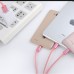 3 in 1 Phone Charging Cable Nylon Micro USB Fast Charger Data Line For Ios Android Type C 