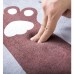 Cute Palm Print Short Plush Mat Bathroom Non slip Cotton Carpet Bedroom Blanket Mat Blanket for Living Room Bedroom