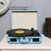 Portable Gramophone Portable Suitcase LP Vinyl Mmachine Antique Vintage LP Phonograph Record Player