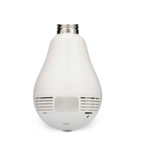 360 Degree 960P HD WIFI Panoramic View Smart Light Bulb 1.3MP Camera Monitoring Fish Eye 2.4G Wireless Remote Control