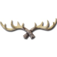 Retro Animal Deer Antlers Decorative Wall Hook Coat Hat Key Hanging Rack