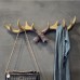 Retro Animal Deer Antlers Decorative Wall Hook Coat Hat Key Hanging Rack