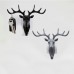 Deer Head Key Hanger Holder Storage Wall Hook Rack Organizer Mount Home Decor