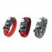 Outdoor Paracord Bracelet with LED Light Compass Whistle Flint Survival Gear Kit 