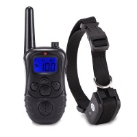 New Petrainer Waterproof Rechargeable Electric Remote Control Dog Training Collar 