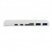 7in1 USB C Hub Dual Type-C Multiport Card Reader Adapter 4K HDMI For MacBook Pro USB C HDMI Card Reader HUB PD