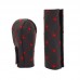 2Pcs Universal Manual Car PU Shift Knob Cover Car Handbrake Cover Car Accessories Parts