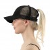 New Arrivals Woman's Ponytail Baseball Cap Summer Sun Protection Hats for Women Snapback Adjustable