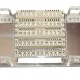Stainless Steel 100 Pairs Telephone Patch Panel Krone Voice Module VDF Distribution Frame