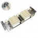 Stainless Steel 100 Pairs Telephone Patch Panel Krone Voice Module VDF Distribution Frame