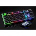 G21 Colorful Backlit Gaming Keyboard Mouse Combo With LED Rainbow Backlight Adjustable 1600DPI Game Mouse