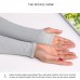 UV Sunscreen Half Finger Cuff Sunscreen Arm Sleeves Hand Protection Women/Men Fingerless Long Gloves