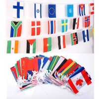 2018 Football World Cup 32 Countries 10M String Flag Banner Bar Party Decoration