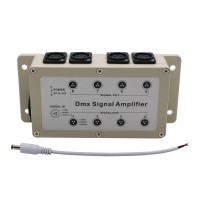 8 Channel DMX Signal Amplifier 1000V DMX512 Stage Light Controller For Decoder Laser Light 