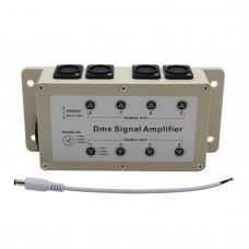 8 Channel DMX Signal Amplifier 1000V DMX512 Stage Light Controller For Decoder Laser Light 