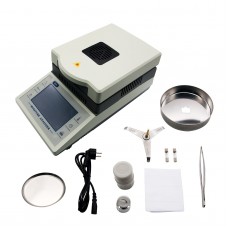 3-110g 0.005g Electric Moisture Meter Rapid Analyzer Grain Automatic Sensor HalogenTester  