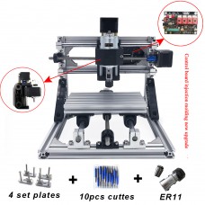 CNC1610 Engraving Machine GRBL Control Wood Carving Milling Working Area 16x10x4.5cm 3 Axis