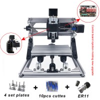 CNC Engraving Machine 1610 GRBL Control Wood Carving Milling Working Area 16x10x4cm 3 Axis 