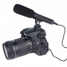 Professional Condenser Mini Microphone Double Back Pole for DSLR/DV Camcorder Camera